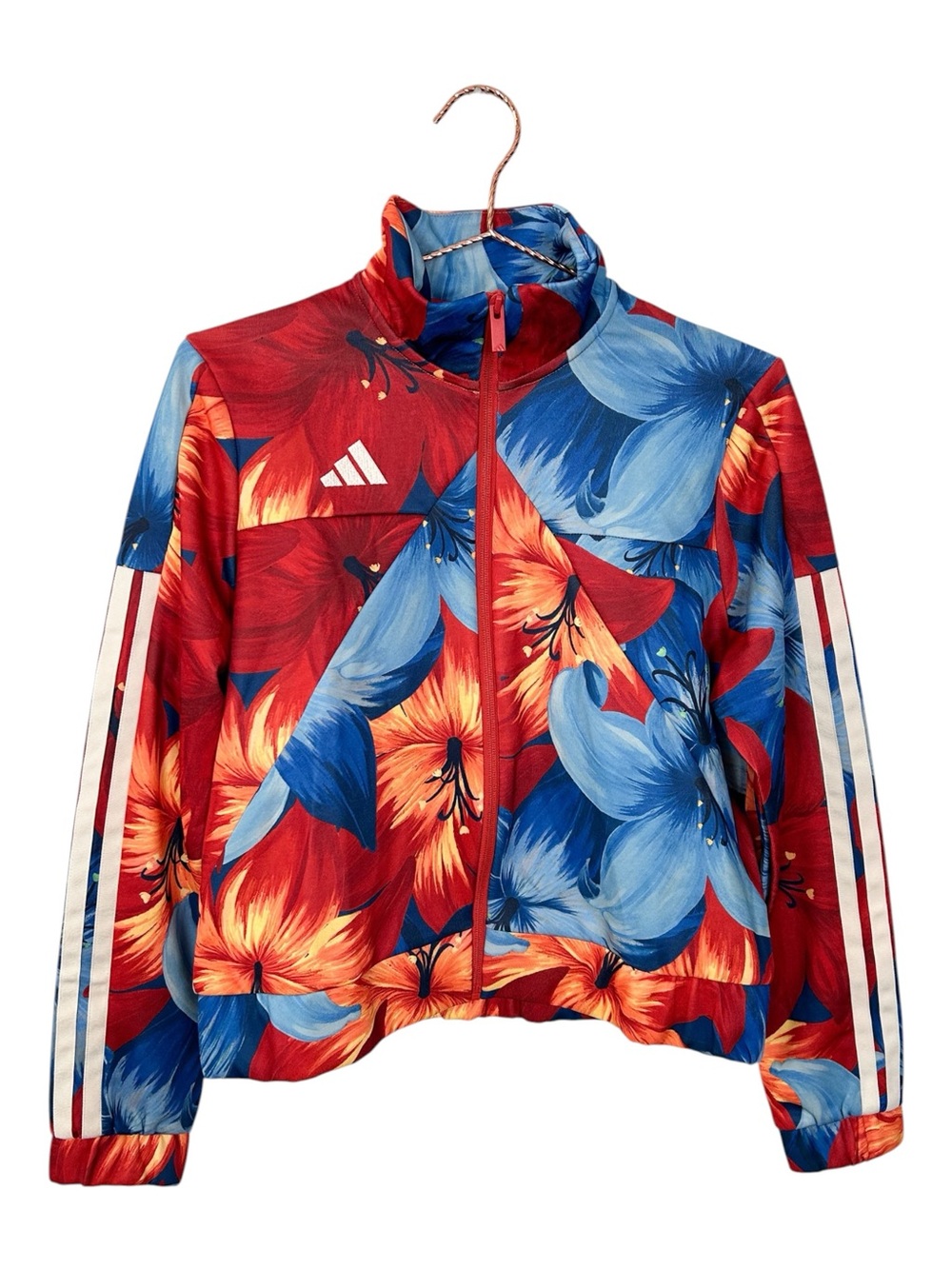 Adidas x Farm Rio Women’s Red & Blue Floral Track Jacket